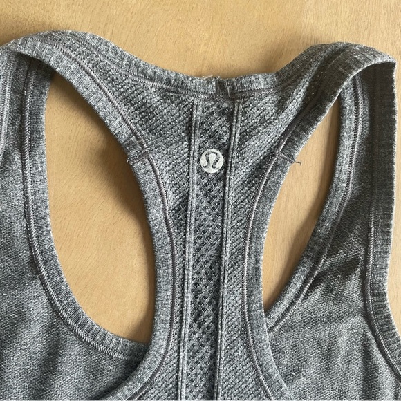 Lululemon Run: Swiftly Racerback Grey Tank Top - Picture 5 of 8